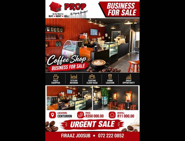 RETAIL FOR SALE IN WIERDA PARK